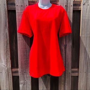 Adidas Coral Sleeveless Top Size X-Large Crew Neck TechFit